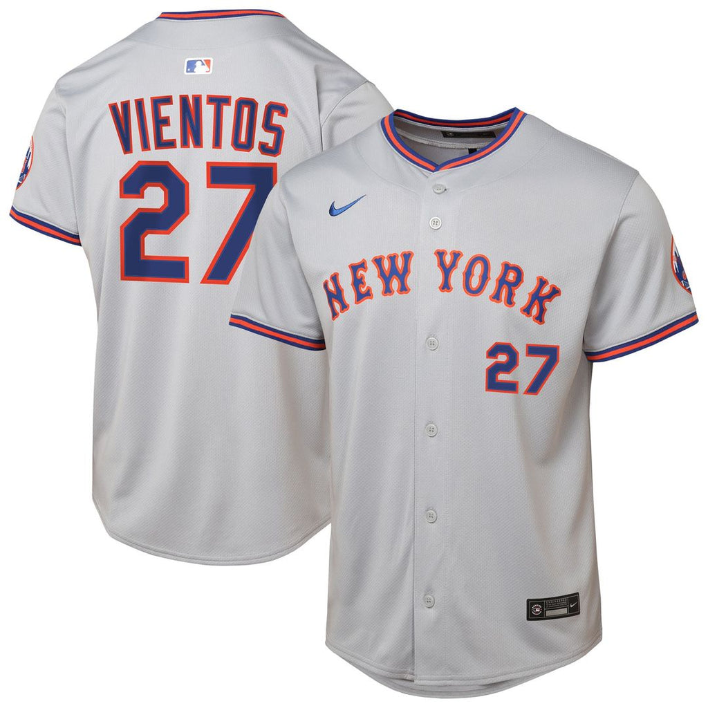 Mark Vientos New York Mets Youth Road Limited Jersey - Gray