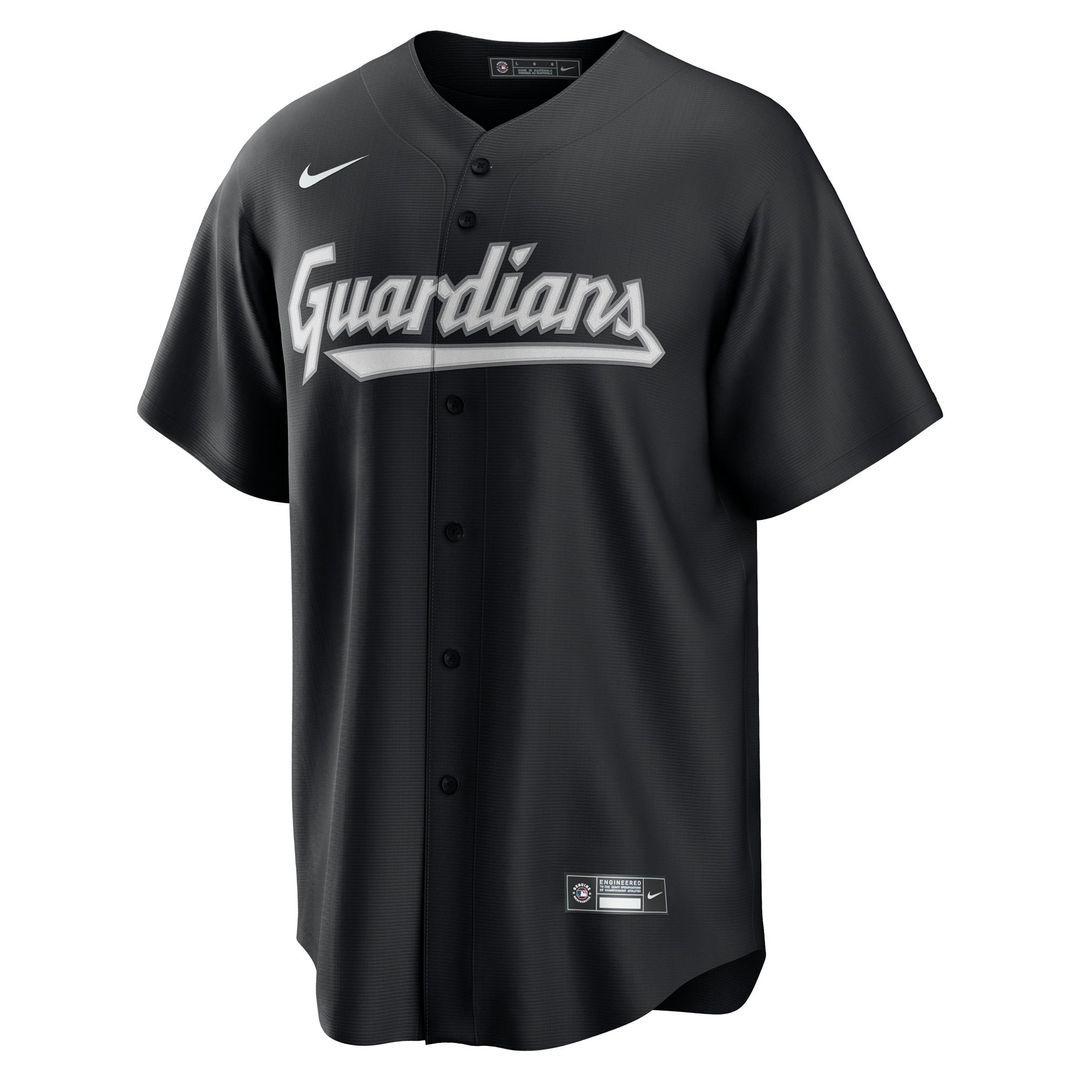 Cleveland Guardians Replica Jersey - Black