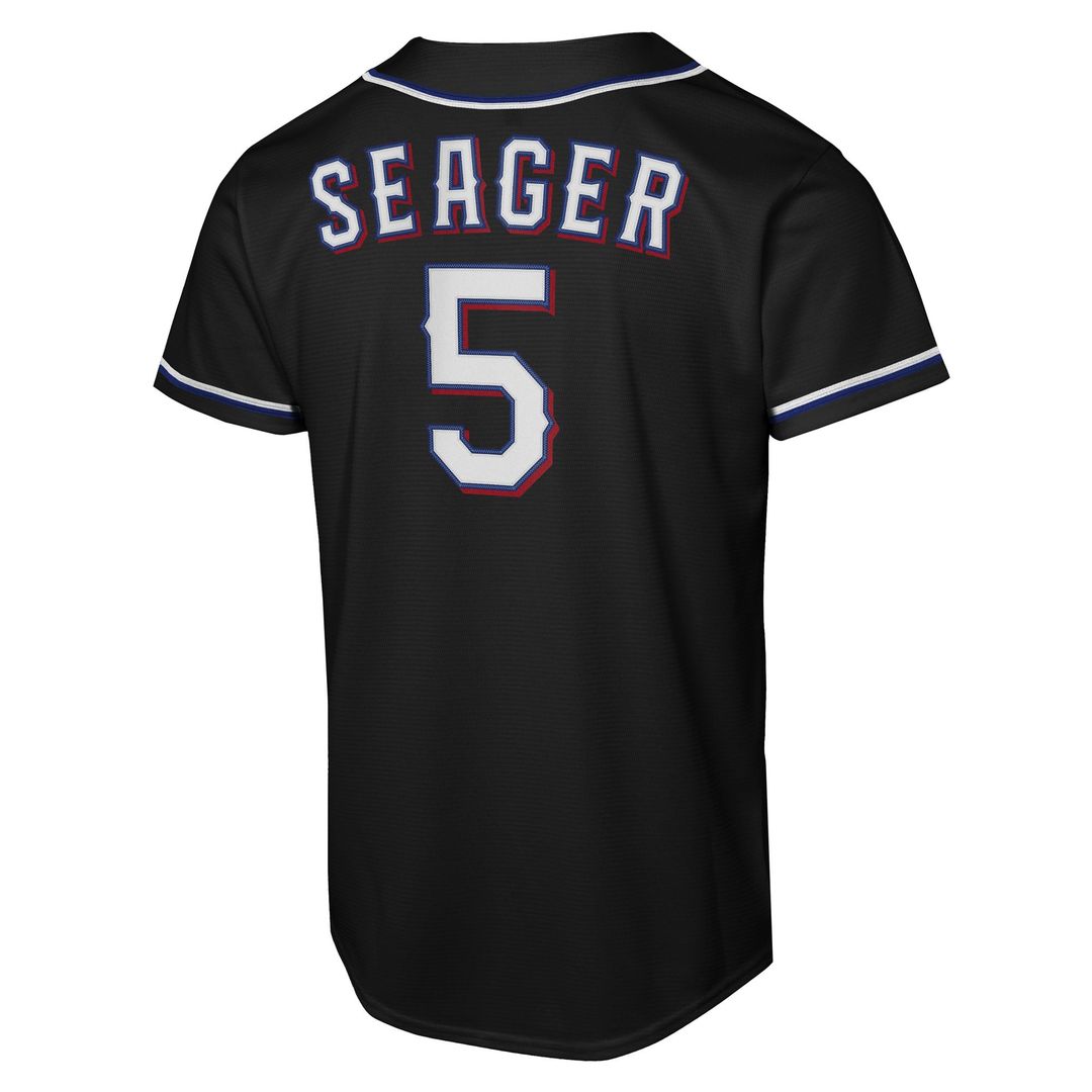 Corey Seager Texas Rangers Youth Fashion Replica Player Jersey - Black
