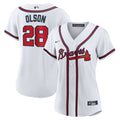 Matt Olson Atlanta Braves Women's Home Replica Player Jersey - White