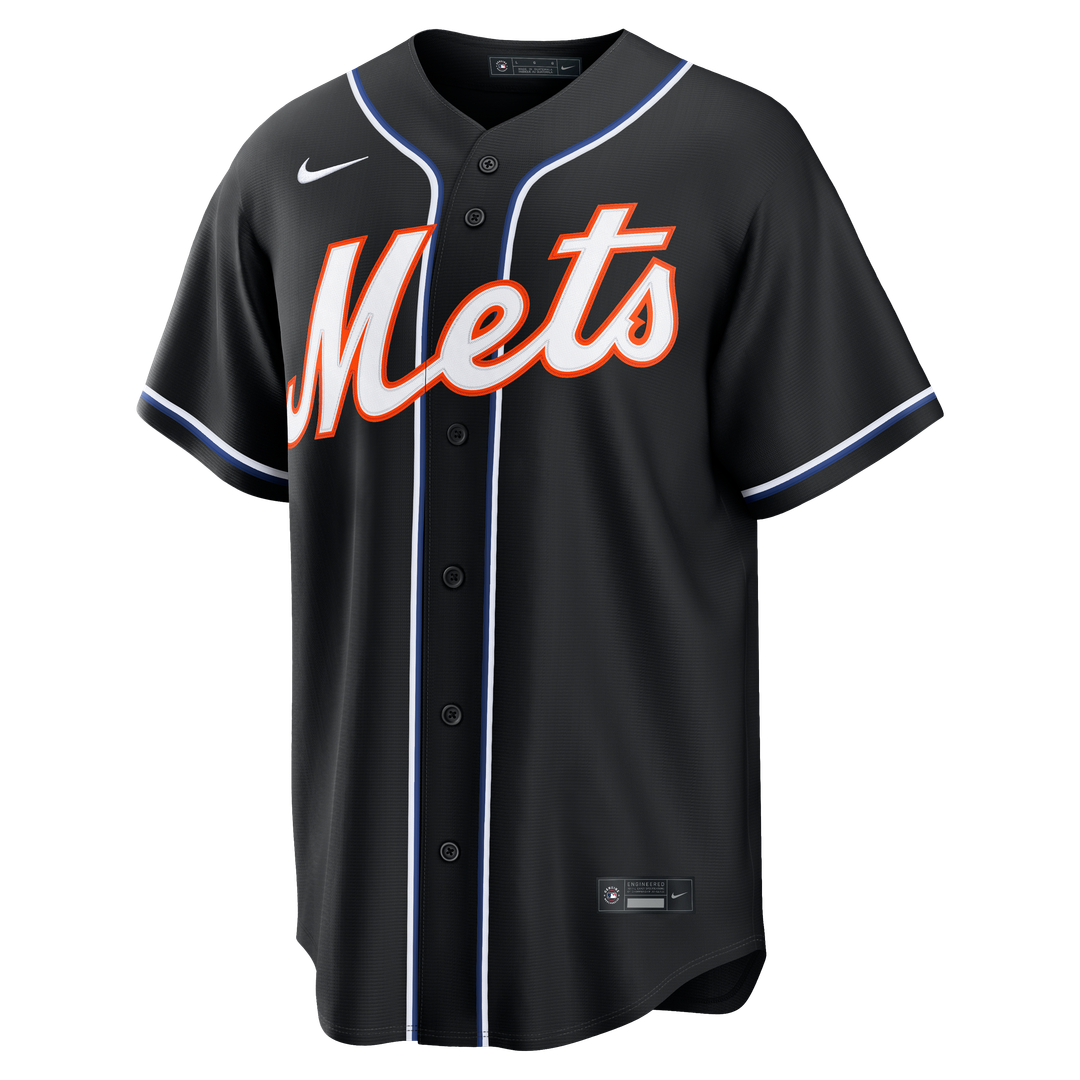 Juan Soto New York Mets Fashion Replica Black Out Jersey