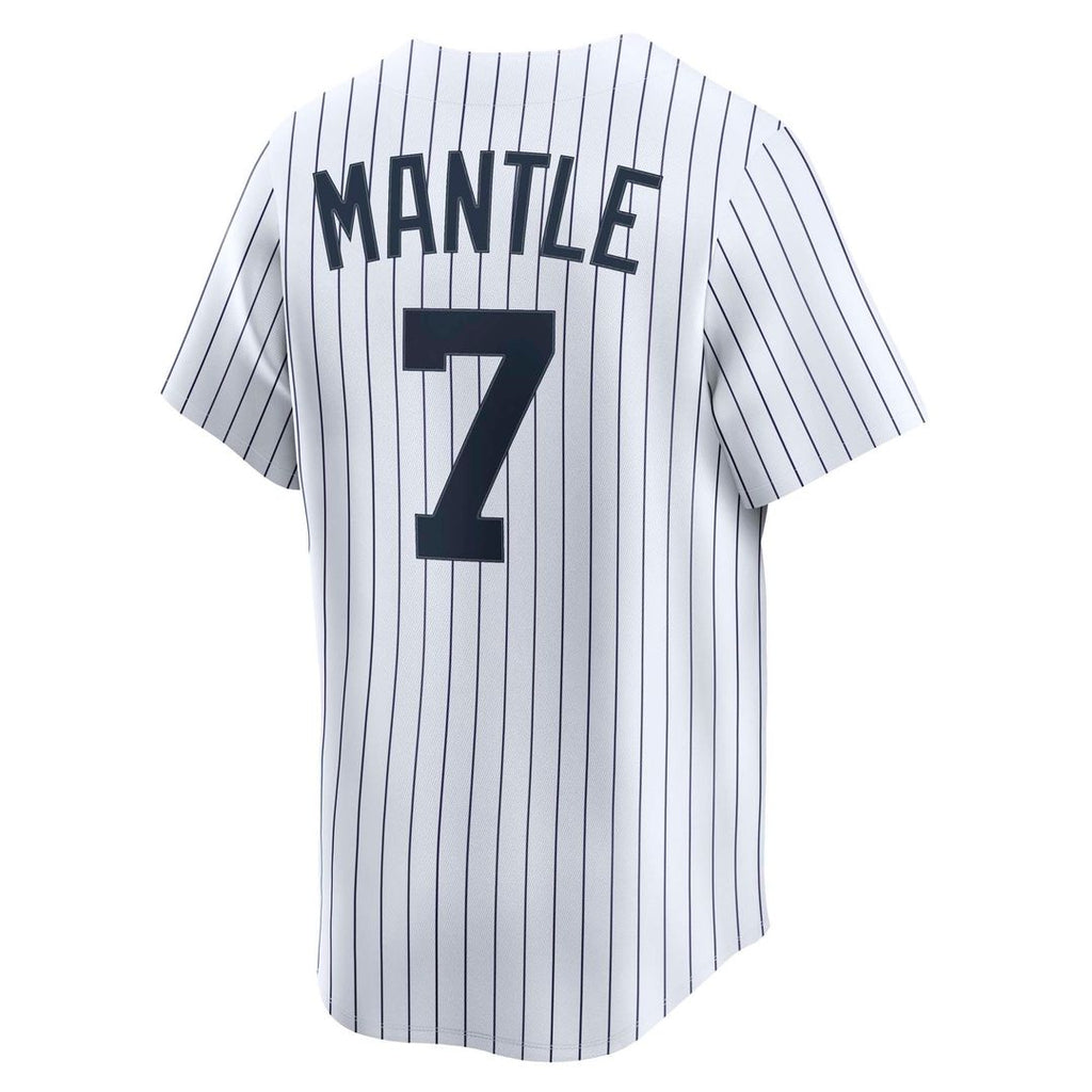 Mickey Mantle New York Yankees Throwback Cooperstown Collection Limited Jersey - White