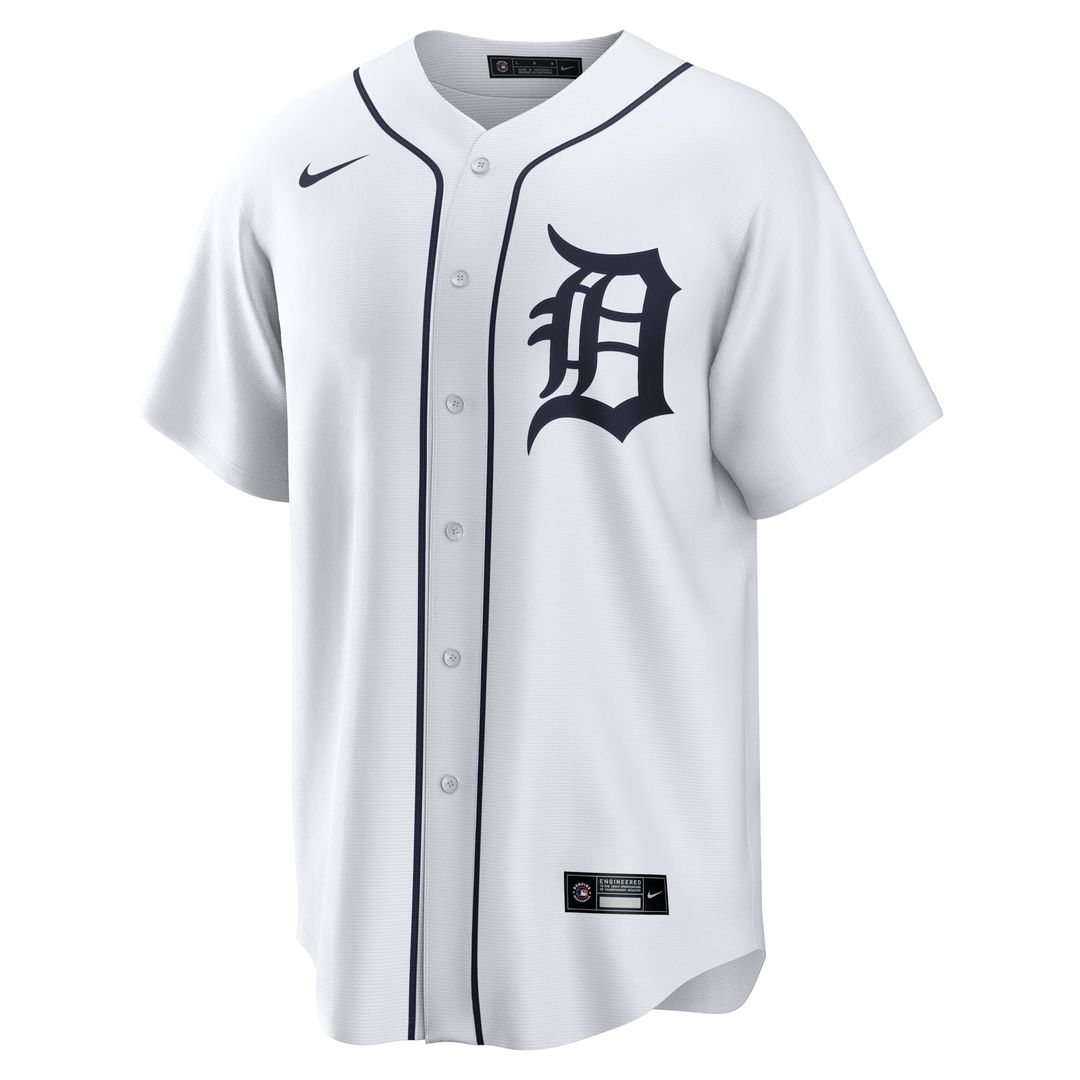 Kerry Carpenter Detroit Tigers Home Replica Jersey - White