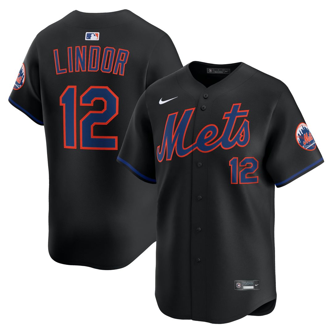 Francisco Lindor New York Mets Road Limited Player Jersey - Gray