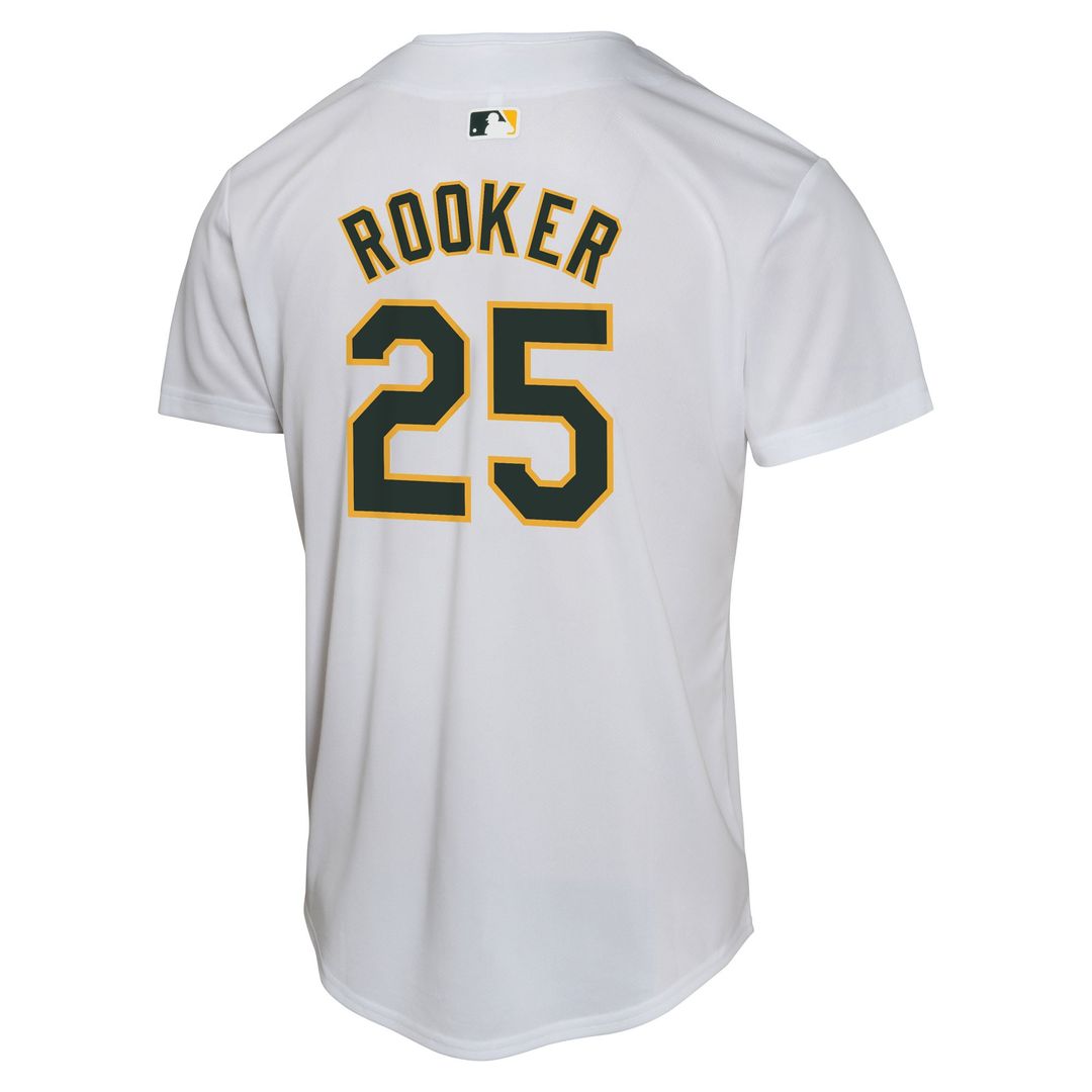 Brent Rooker Athletics Home Player Game Jersey - White