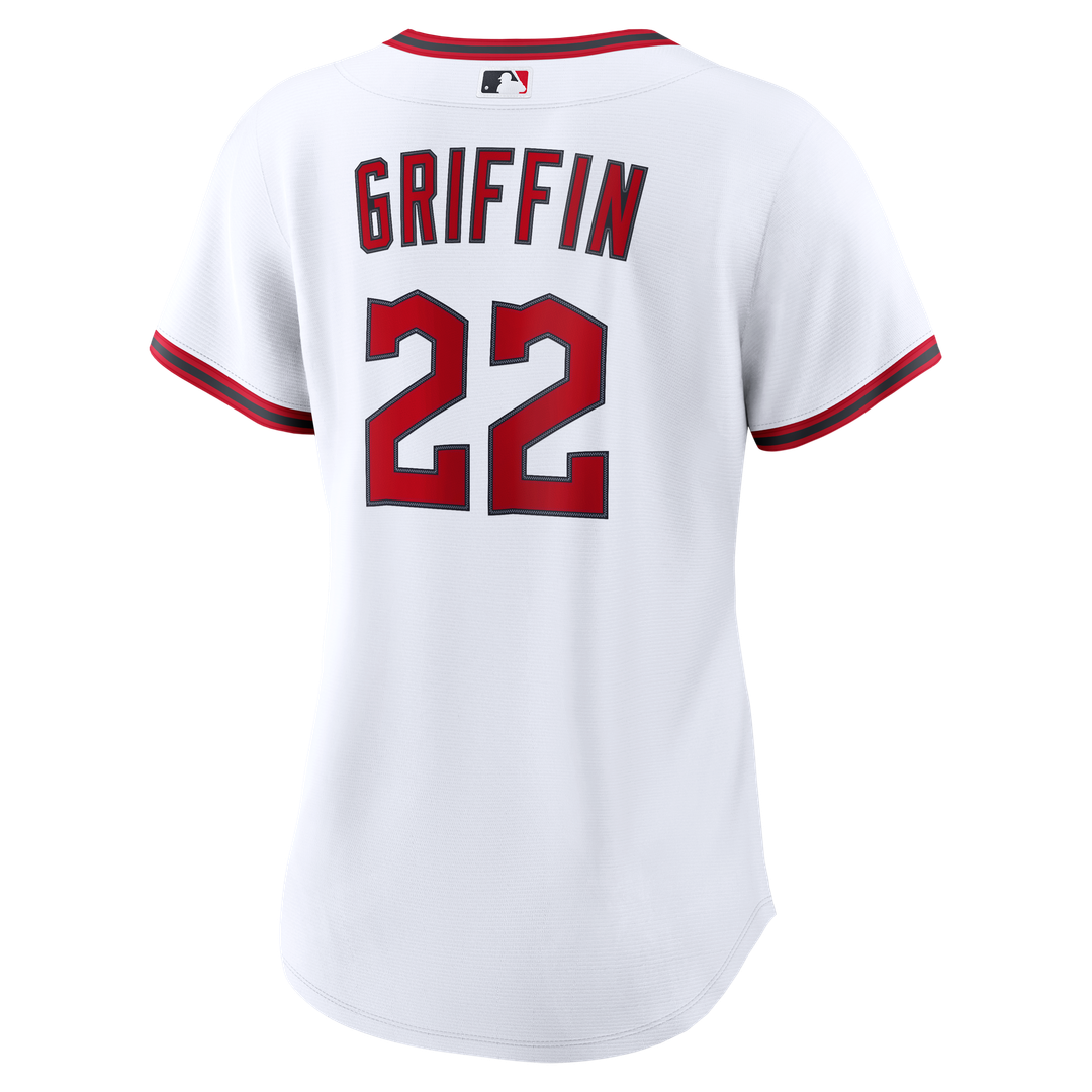 Foster Griffin Cleveland Guardians Women's Home Replica Jersey - White
