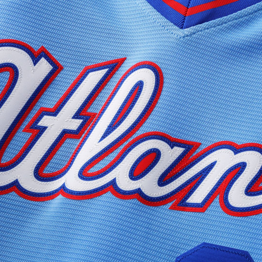 Hank Aaron Atlanta Braves 2026 City Connect Stadium Jersey - Powder Blue