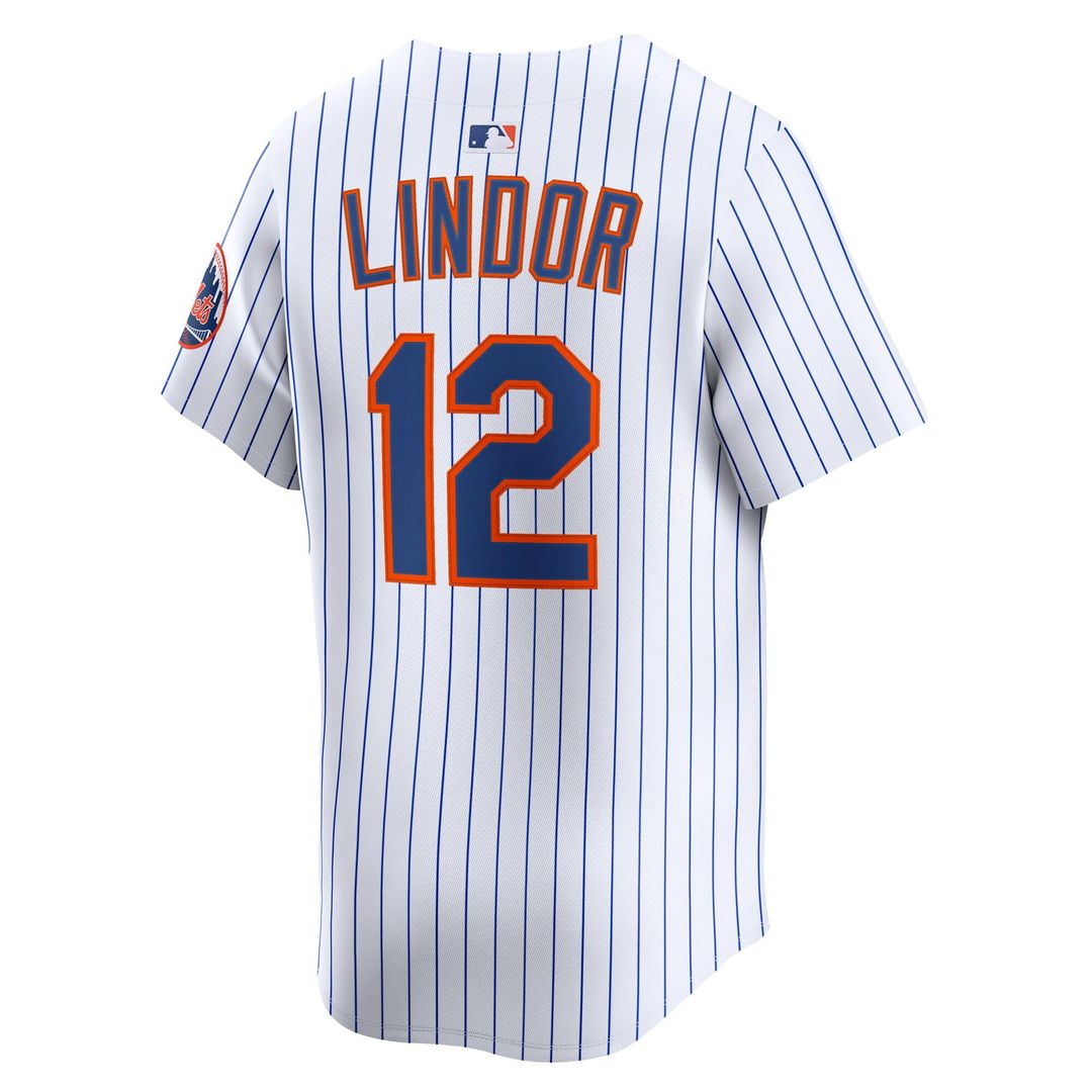 Francisco Lindor New York Mets Road Limited Player Jersey - Gray
