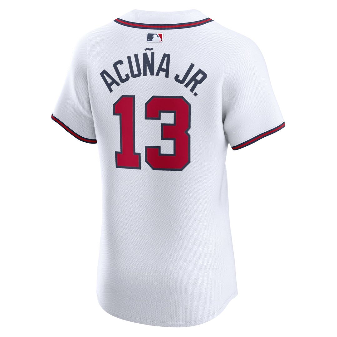 Ronald Acuña Jr. Atlanta Braves Home Elite Jersey - White