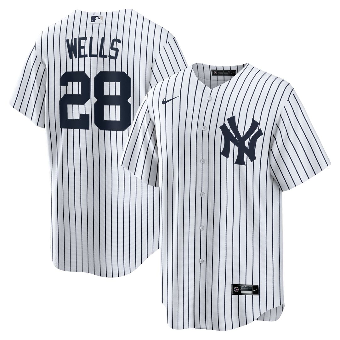 Austin Wells New York Yankees Home Replica Jersey - White