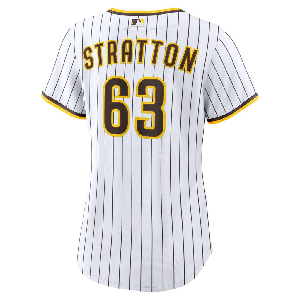 Hunter Stratton San Diego Padres Women's Home Replica Jersey - White