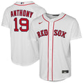 Roman Anthony Boston Red Sox Youth Home Baseline Jersey - White