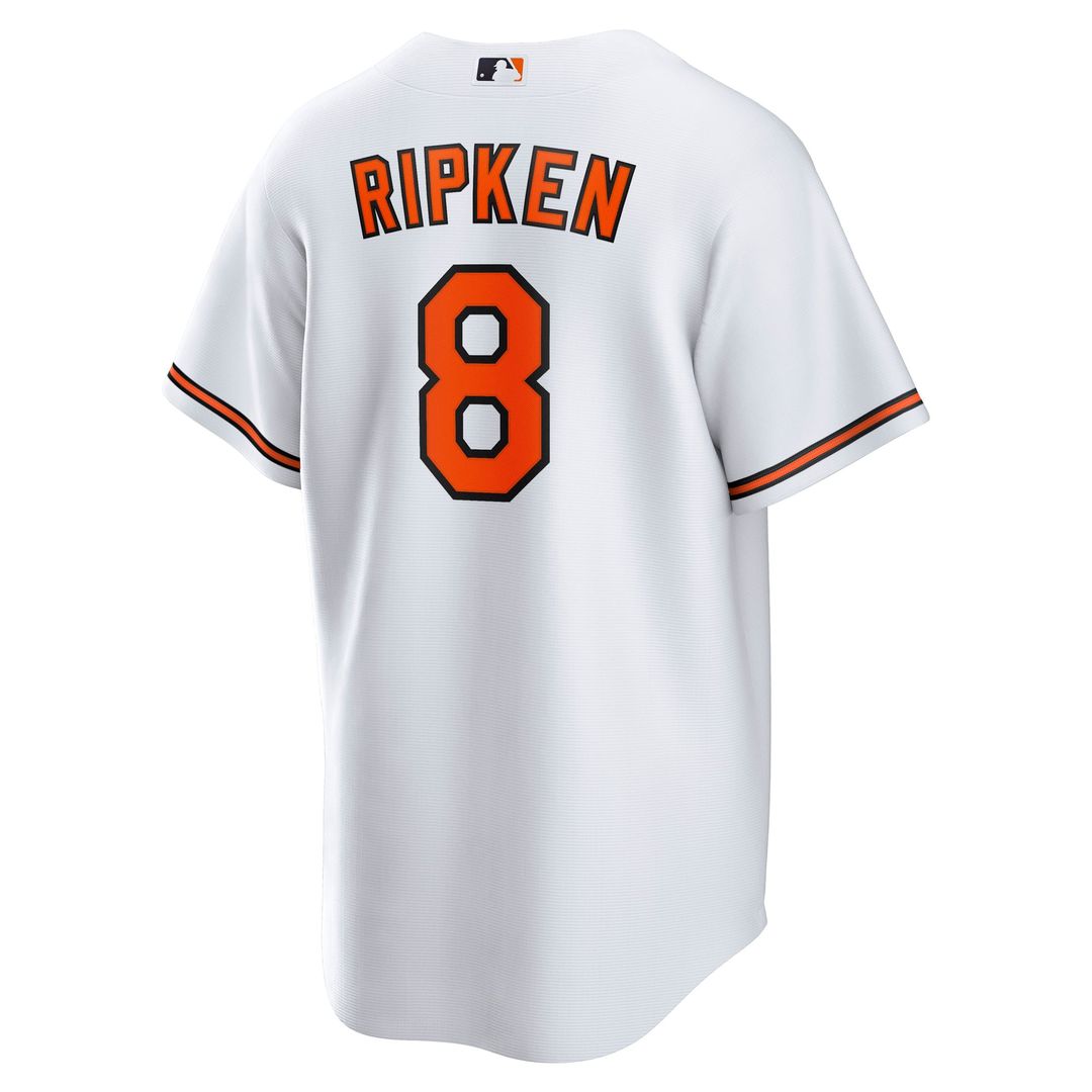 Cal Ripken Jr. Baltimore Orioles Throwback Replica Player Jersey - White