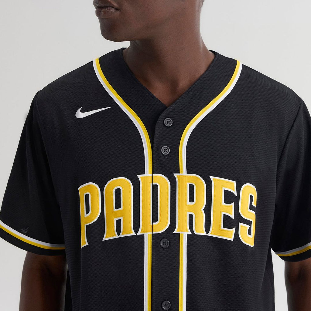 Jackson Merrill San Diego Padres Fashion Replica Black Out Jersey