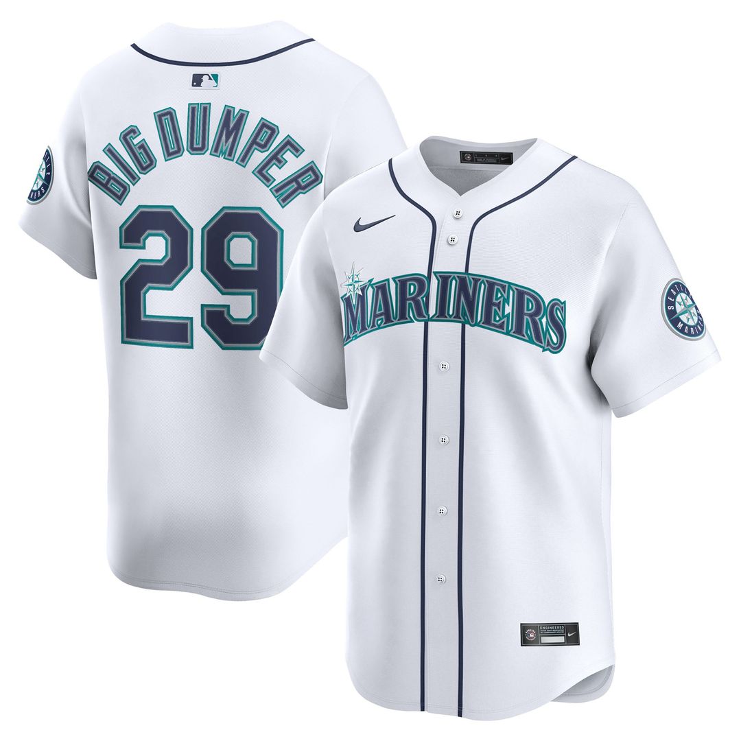 Cal Raleigh Seattle Mariners Home Limited Player Jersey - White
