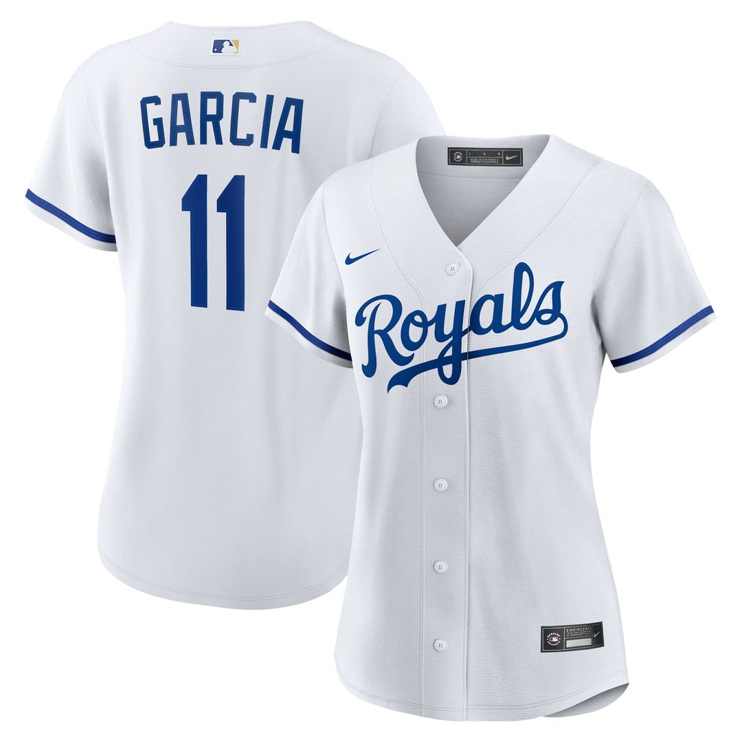 Maikel Garcia Kansas City Royals Women's Home Replica Jersey - White