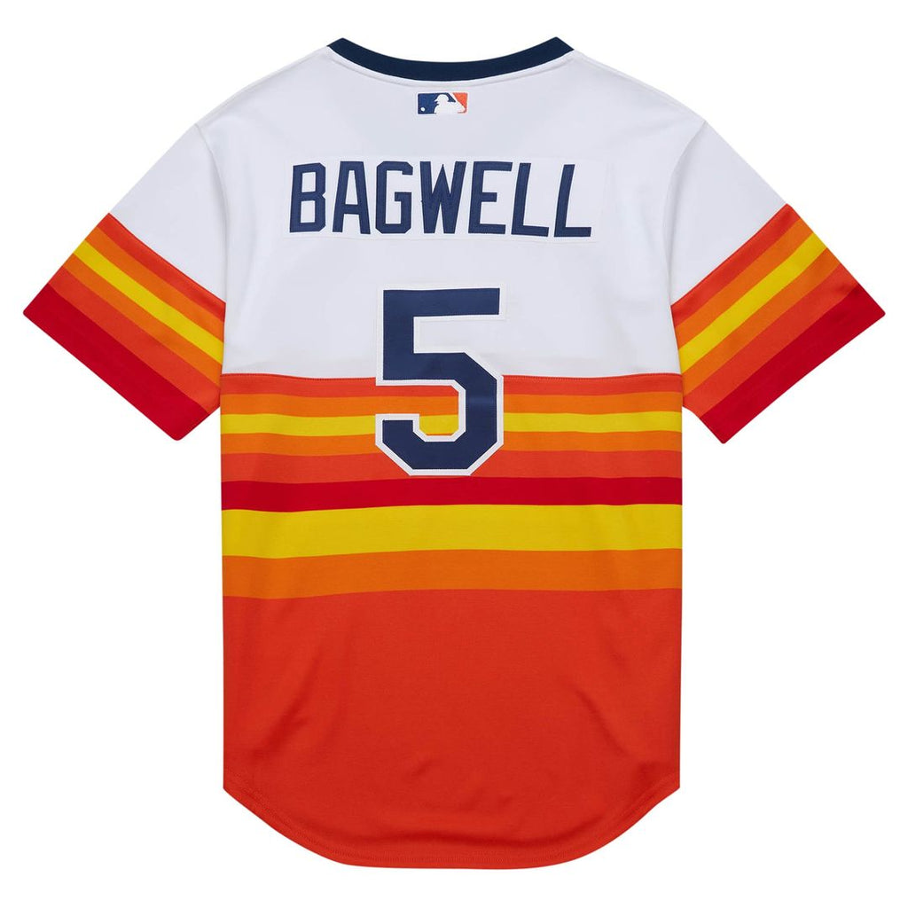 Jeff Bagwell Houston Astros 2004 Cooperstown Collection Authentic Throwback Jersey - White