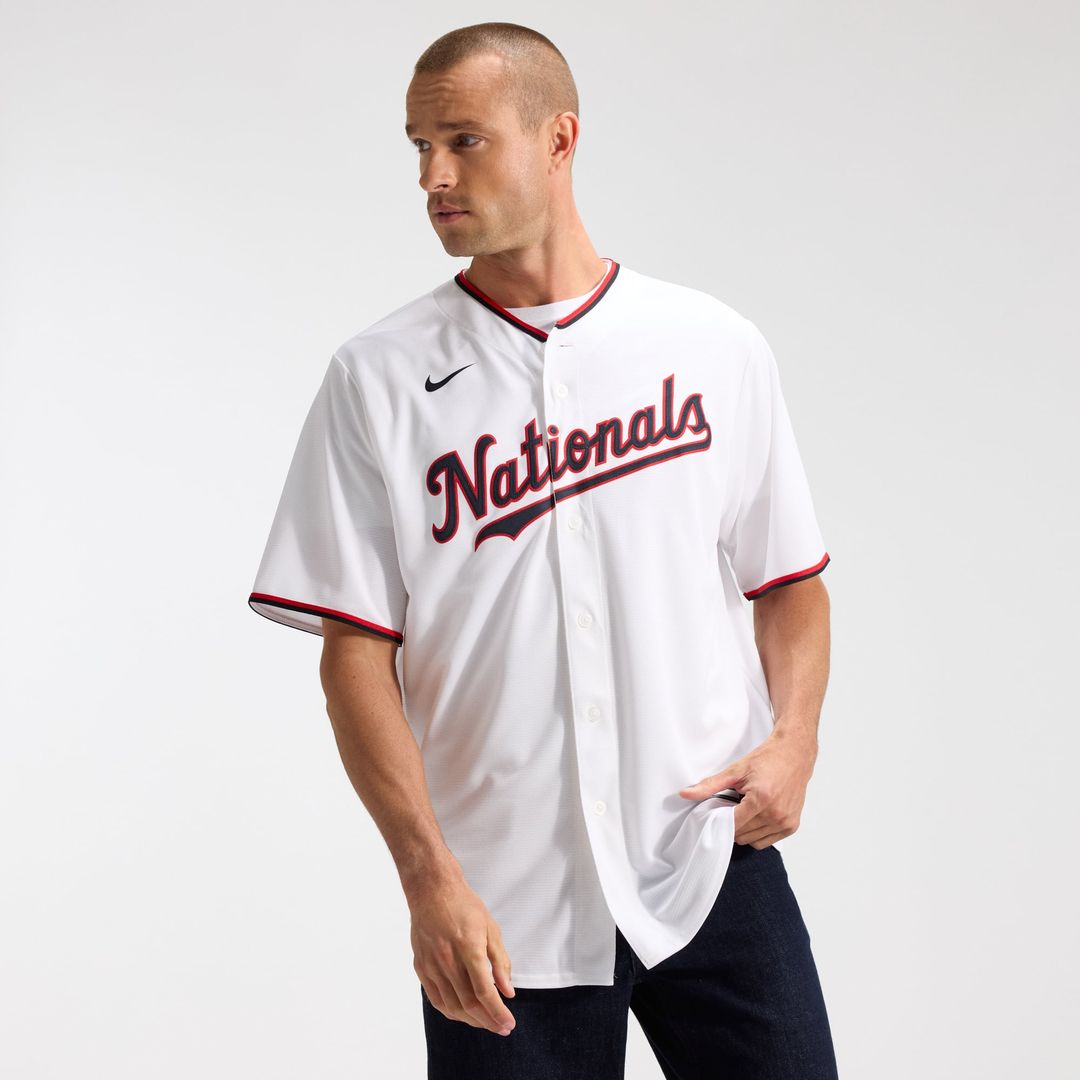 CJ Abrams Washington Nationals Home Replica Jersey - White