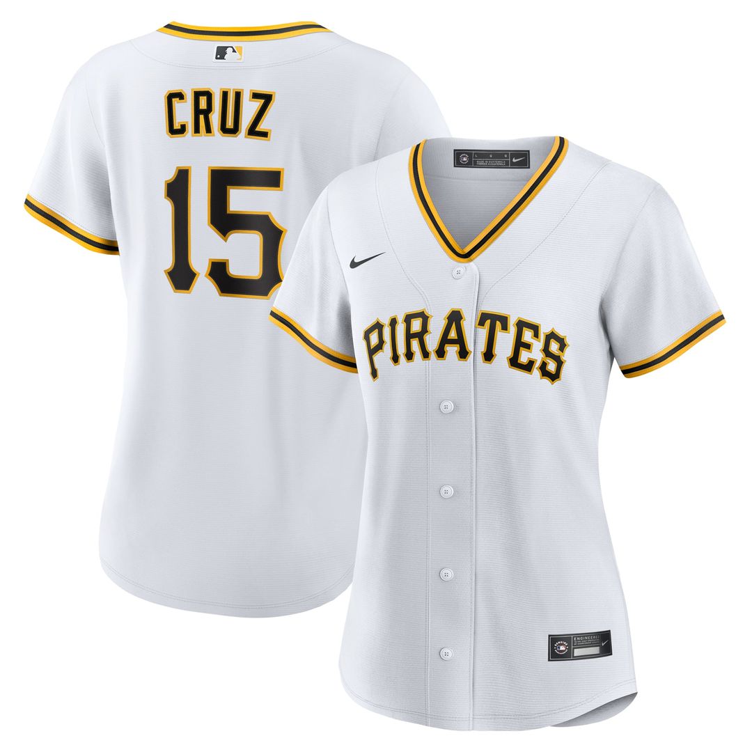 Oneil Cruz Pittsburgh Pirates Women's Home Replica Jersey - White