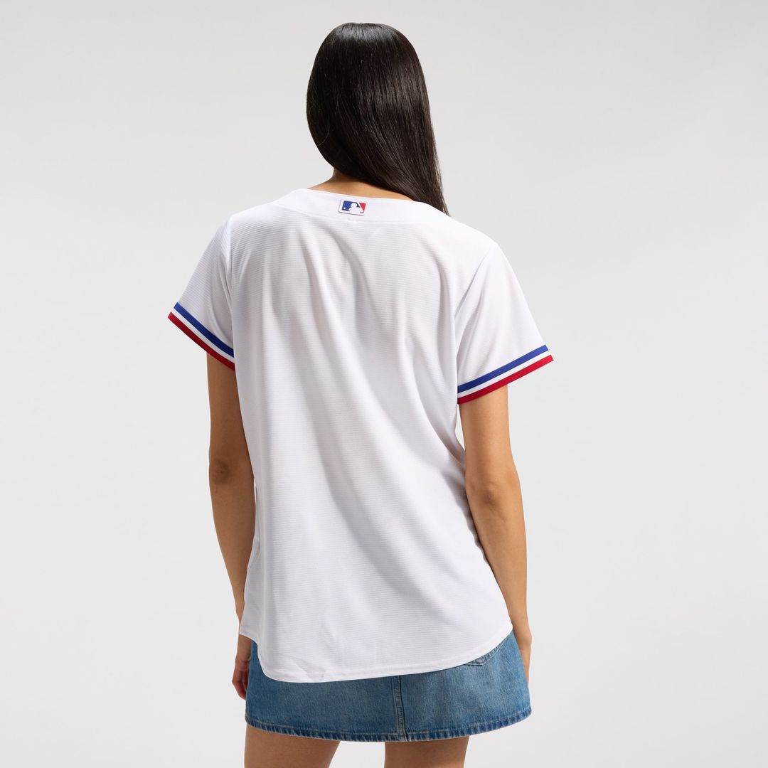 Texas Rangers Women's Home Replica Team Jersey - White