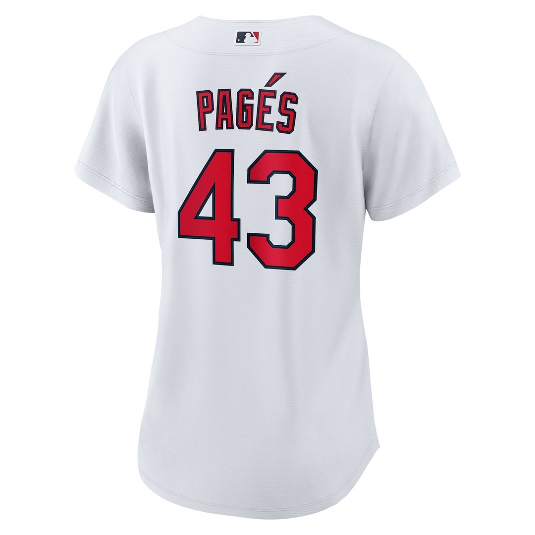 Pedro Pagés St. Louis Cardinals Women's Home Replica Jersey - White