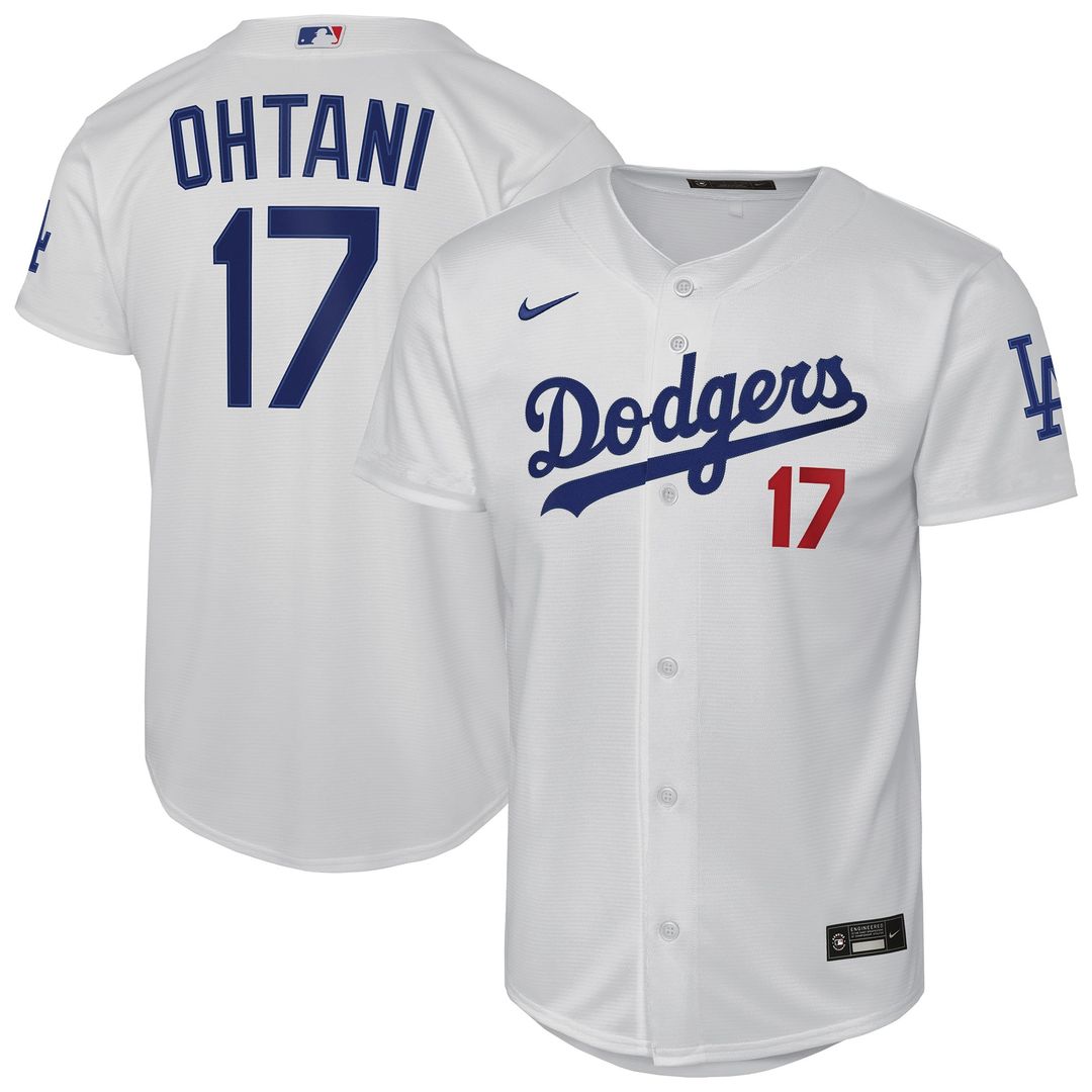 Shohei Ohtani Los Angeles Dodgers Youth Home Stadium Jersey - White