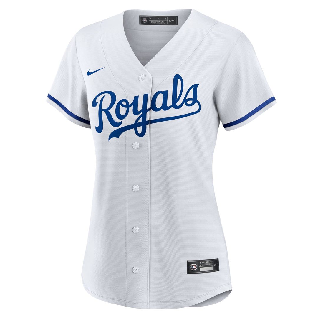 Kansas City Royals Women's #1 Mom Home Replica Jersey - White