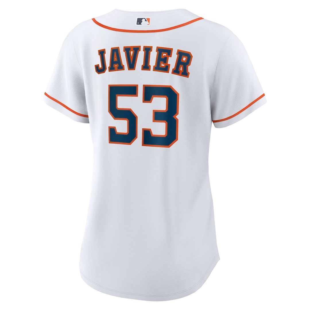 Cristian Javier Houston Astros Women's Home Replica Jersey - White