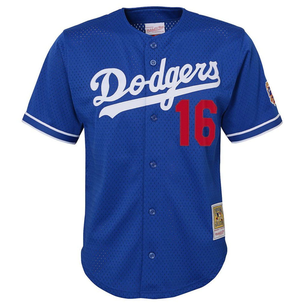 Hideo Nomo Los Angeles Dodgers Youth Cooperstown Collection Mesh Batting Practice Jersey - Royal