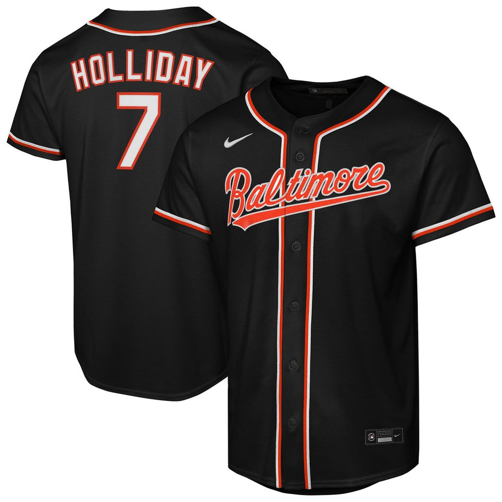 Jackson Holliday Baltimore Orioles Youth Fashion Replica Player Jersey - Black