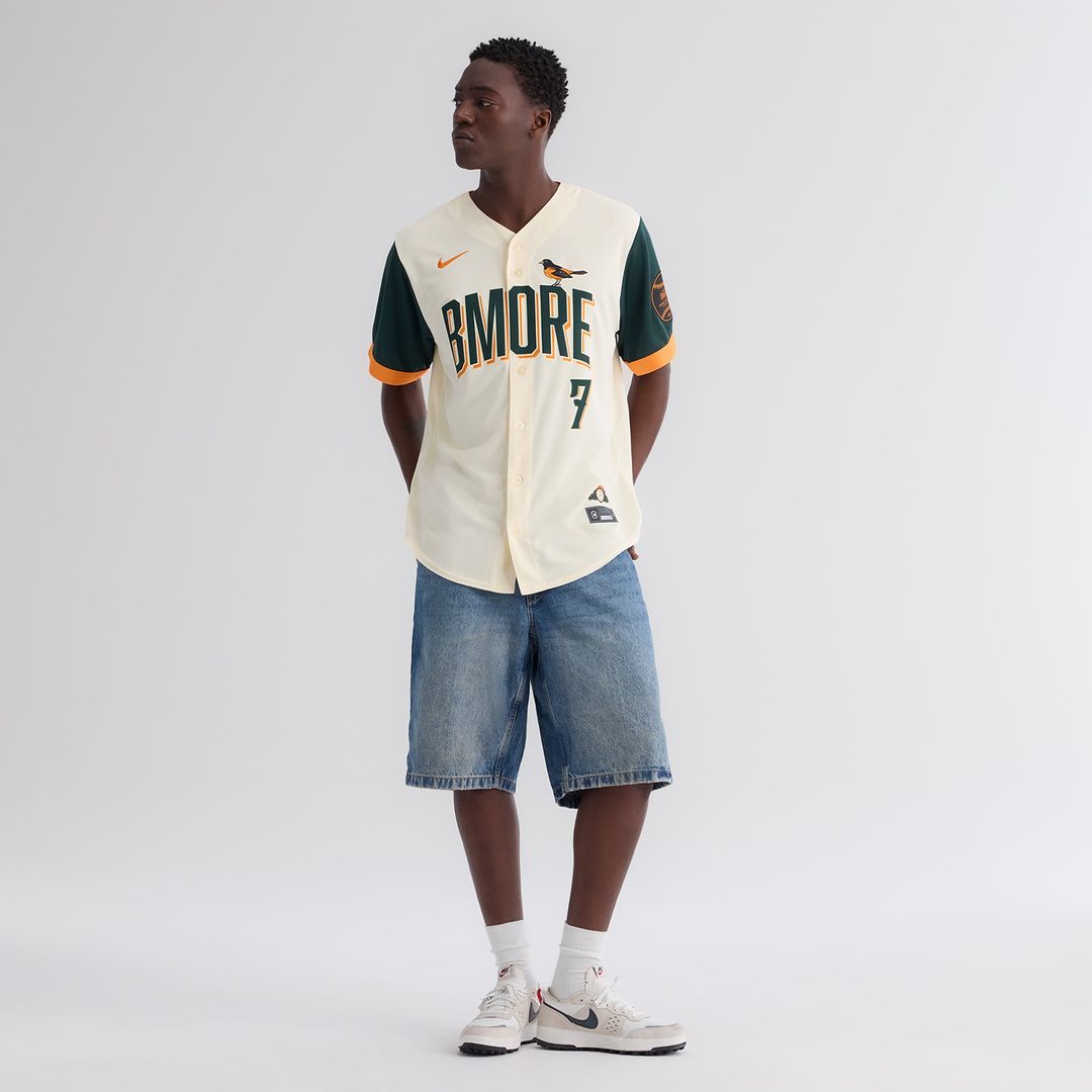 Jackson Holliday Baltimore Orioles 2026 City Connect Stadium Jersey - Cream