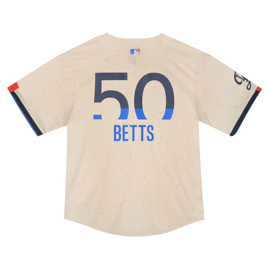 Mookie Betts Los Angeles Dodgers Toddler 2024 City Connect Limited Player Jersey - Cream