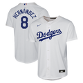 Enrique Hernández Los Angeles Dodgers Youth Home Baseline Jersey - White