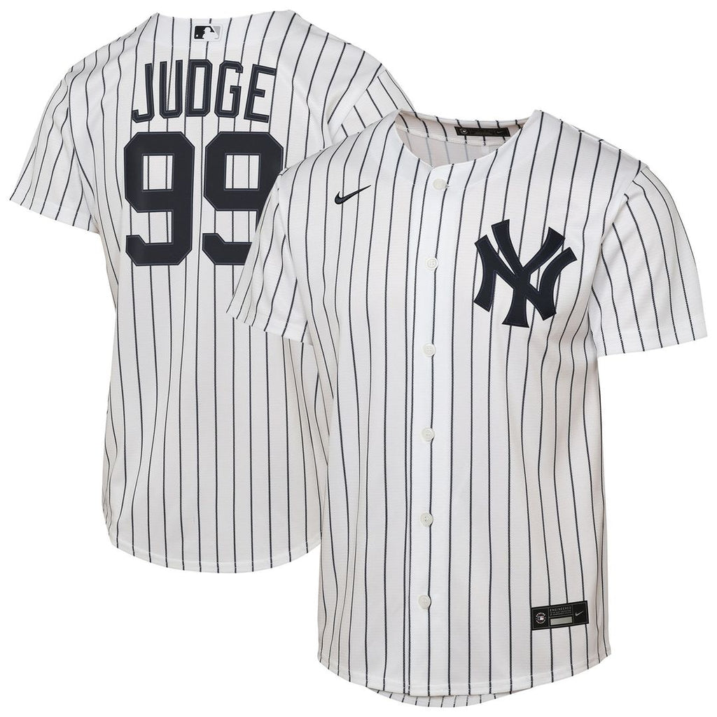 Aaron Judge New York Yankees Youth Home Replica Player Jersey - White