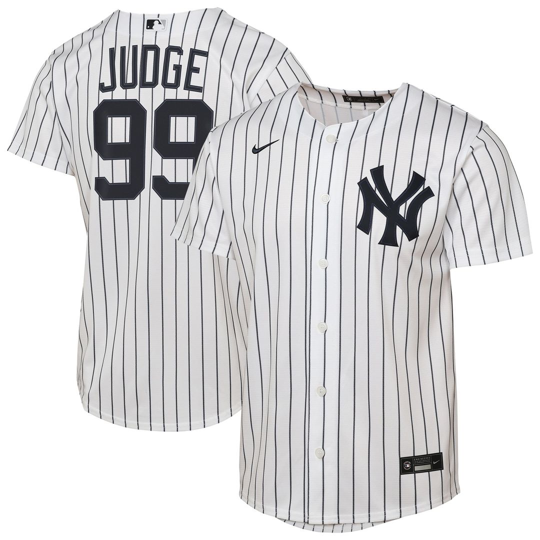 Aaron Judge New York Yankees Youth Home Replica Player Jersey - White