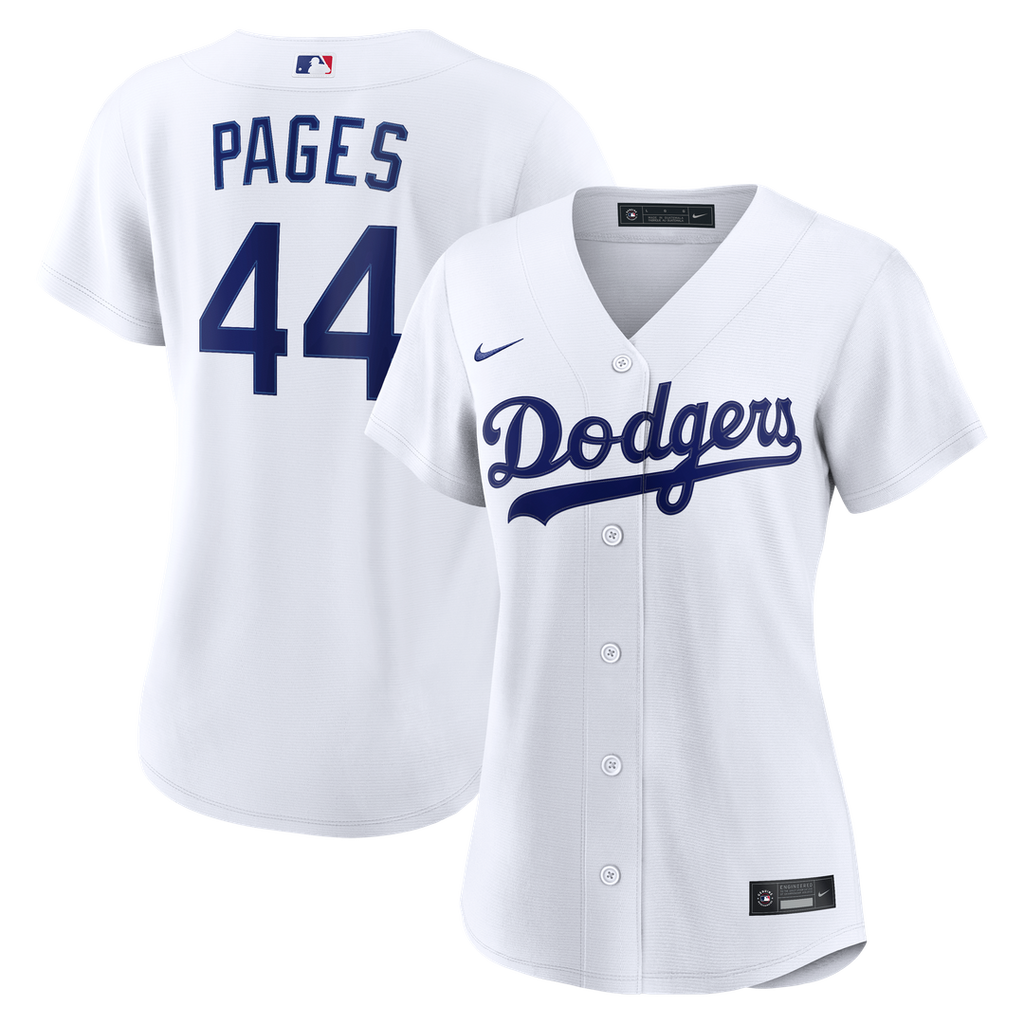 Andy Pages Los Angeles Dodgers Women's Home Replica Jersey - White