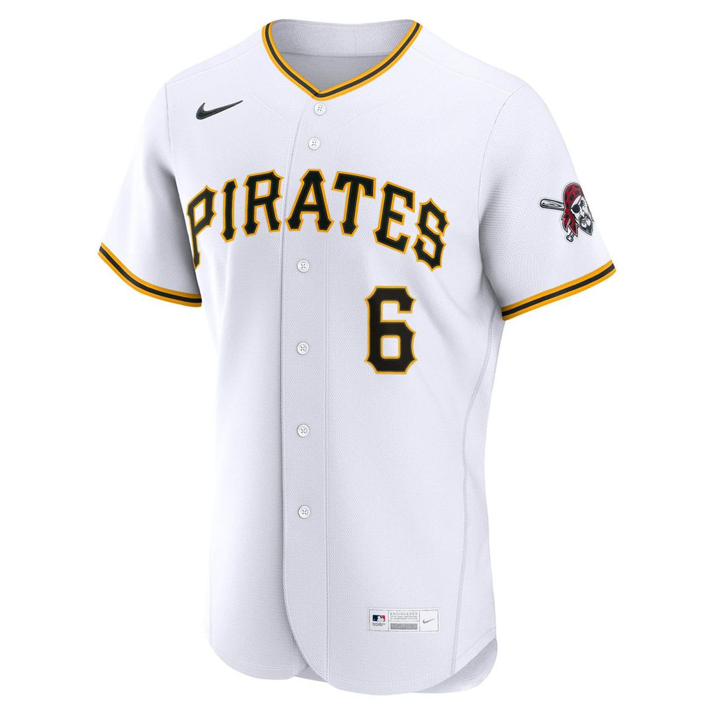 Konnor Griffin Pittsburgh Pirates Home Authentic Jersey - White