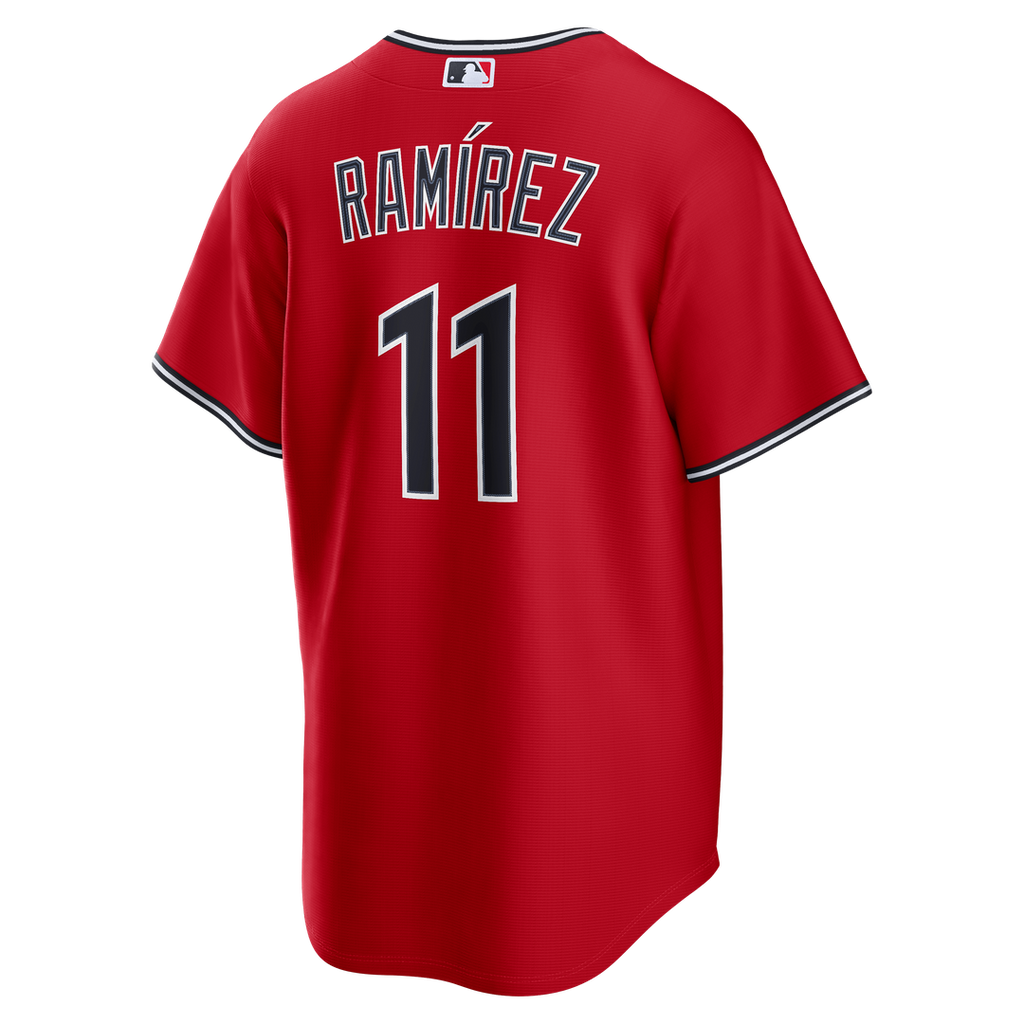 José Ramírez Cleveland Guardians Alternate Replica Jersey - Red