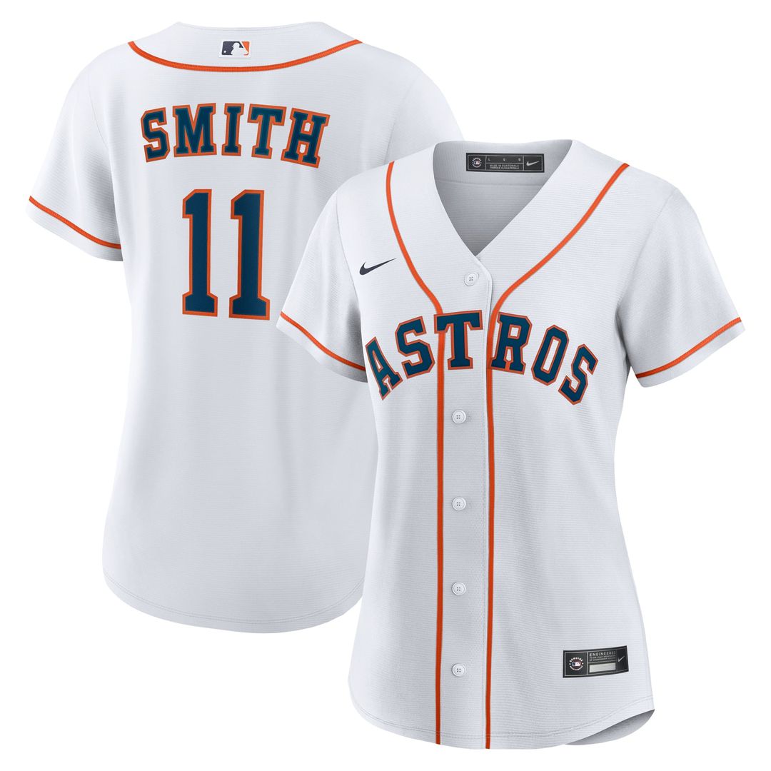 Cam Smith Houston Astros Women's Home Replica Jersey - White