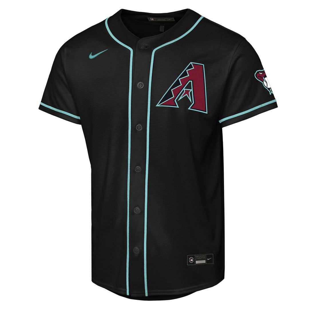 Arizona Diamondbacks Youth Alternate Stadium Jersey - Black