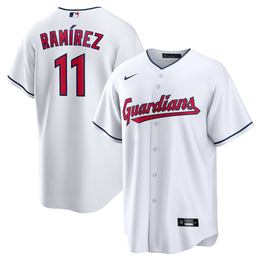 José Ramírez Cleveland Guardians Replica Player Jersey - White