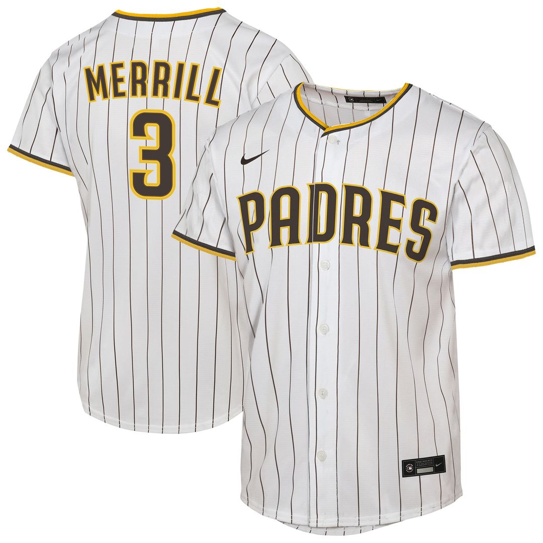 Jackson Merrill San Diego Padres Youth Home Replica Jersey - White