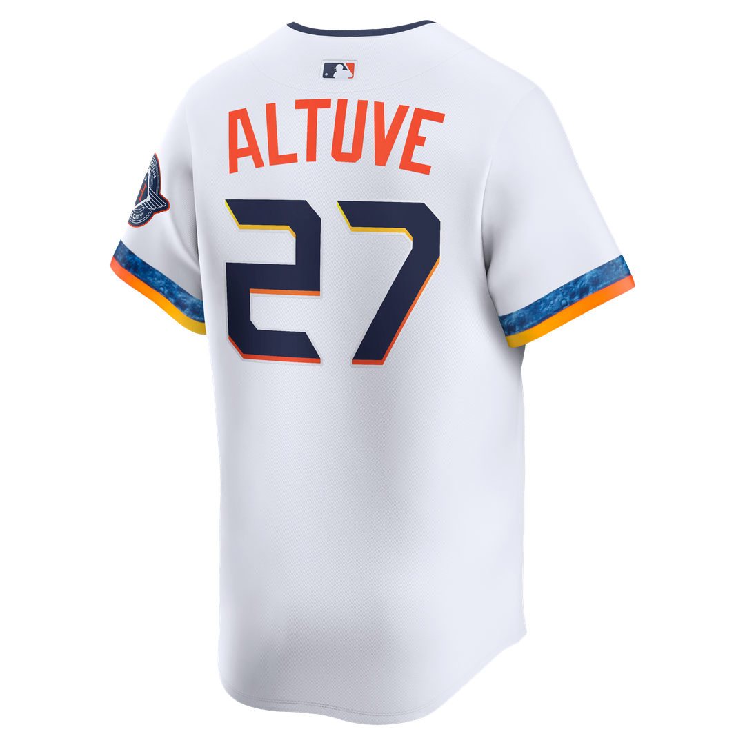 Jose Altuve Houston Astros 2025 City Connect Limited Player Jersey - White