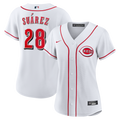 Eugenio Suárez Cincinnati Reds Women's Home Replica Jersey - White