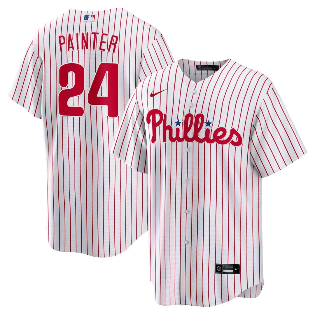 Andrew Painter Philadelphia Phillies Home Replica Jersey - White