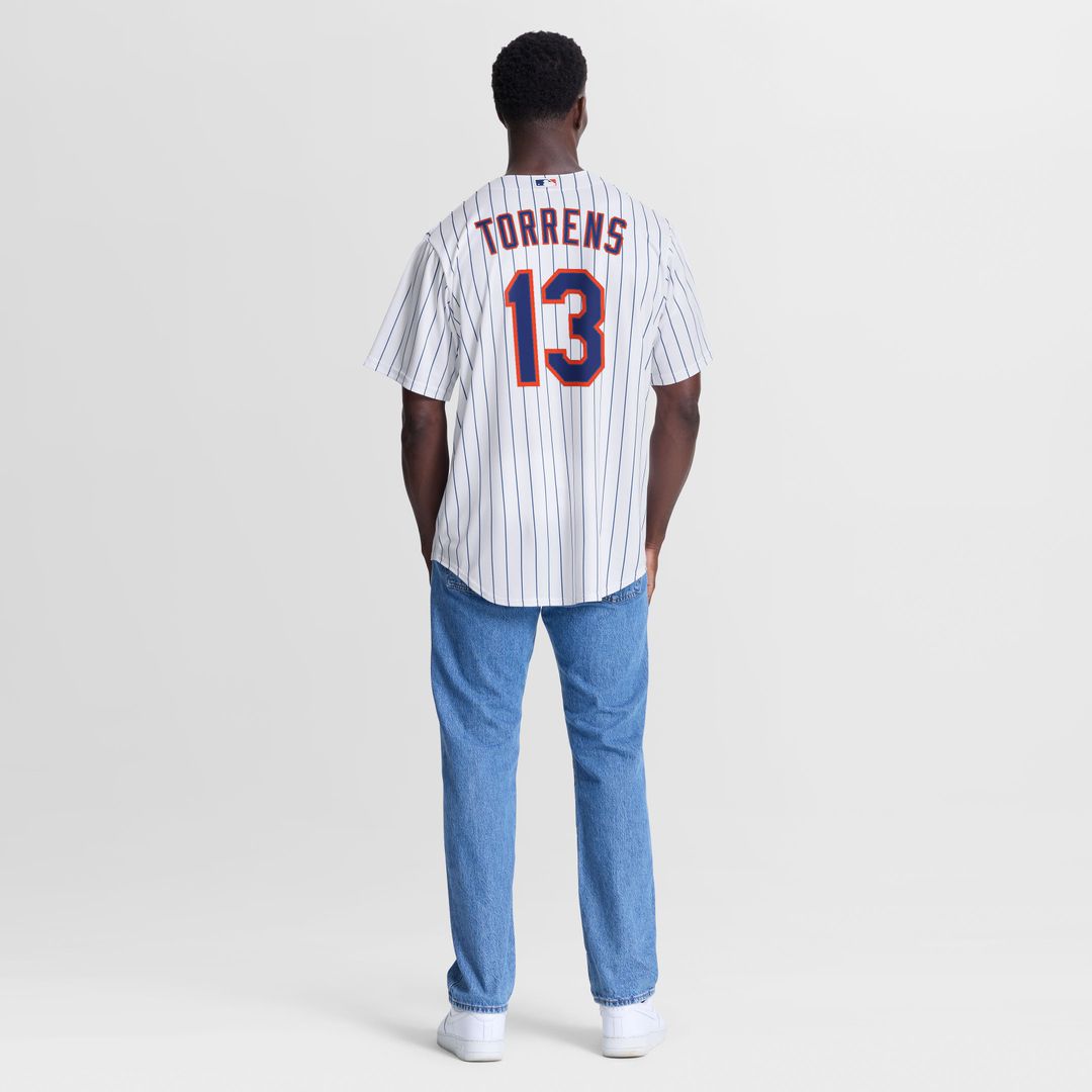 Luis Torrens New York Mets Home Replica Jersey - White