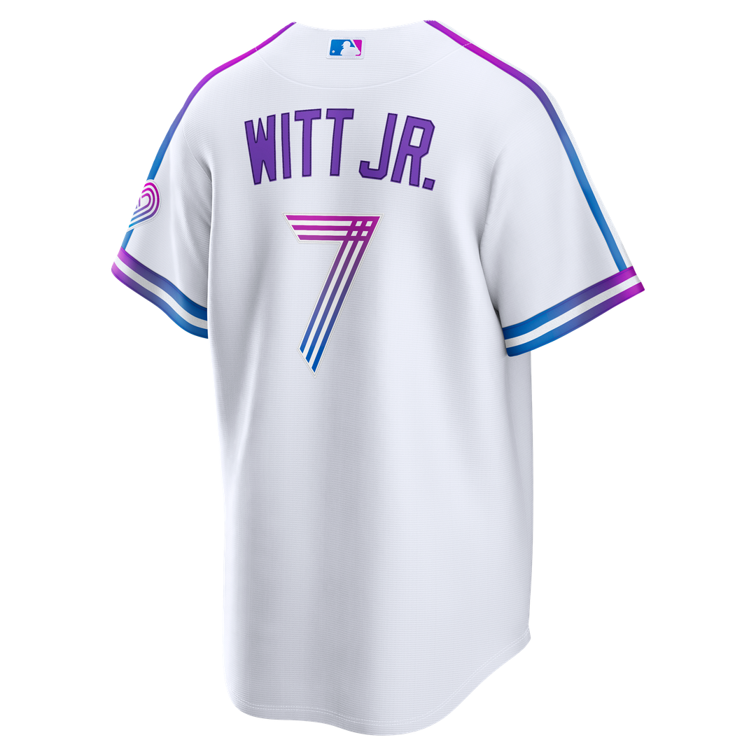Bobby Witt Jr. Kansas City Royals 2026 City Connect Stadium Jersey - White