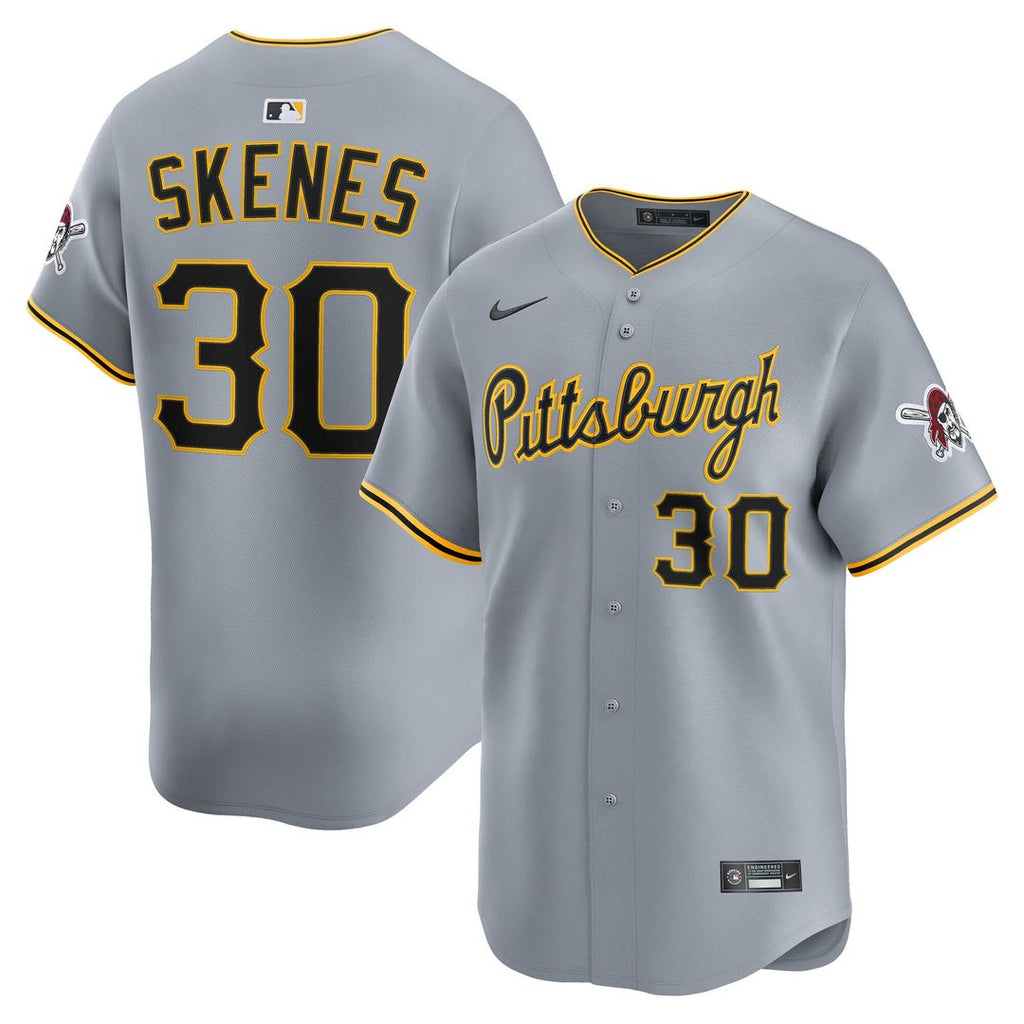Paul Skenes Pittsburgh Pirates Road Limited Player Jersey - Gray