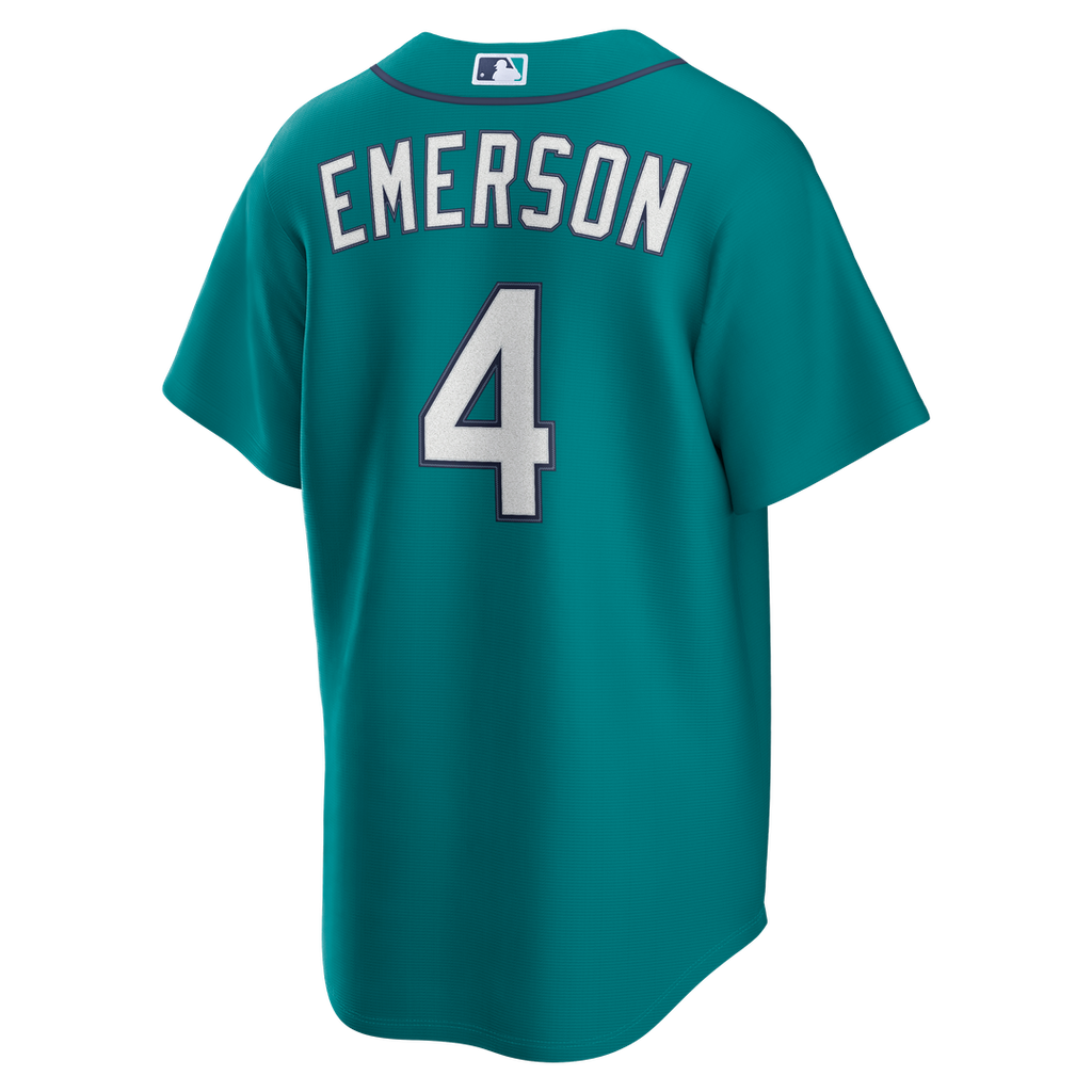 Colt Emerson Seattle Mariners Alternate Replica Jersey - Teal