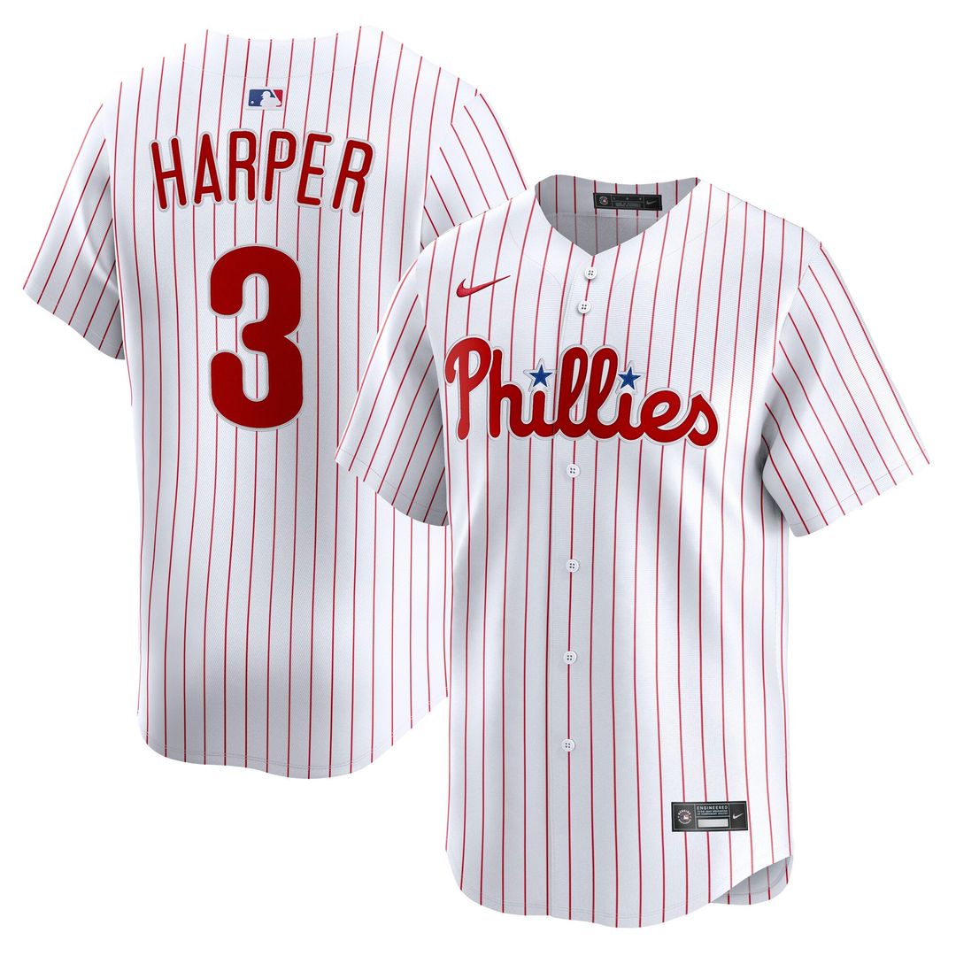 Bryce Harper Philadelphia Phillies Road Limited Player Jersey - Gray